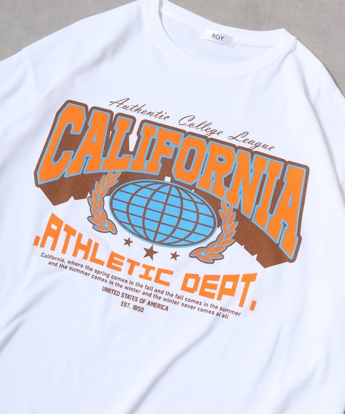 RGY(アールジーワイ)の「RGY CALIFORNIA ビッグシルエットTシャツ(Tシャツ/カットソー・メンズ・ブラック/ホワイト/ネイビー・L/M)」の18枚目の写真