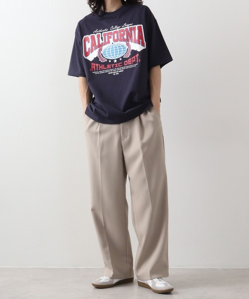 RGY(アールジーワイ)の「RGY CALIFORNIA ビッグシルエットTシャツ(Tシャツ/カットソー・メンズ・ブラック/ホワイト/ネイビー・L/M)」の13枚目の写真