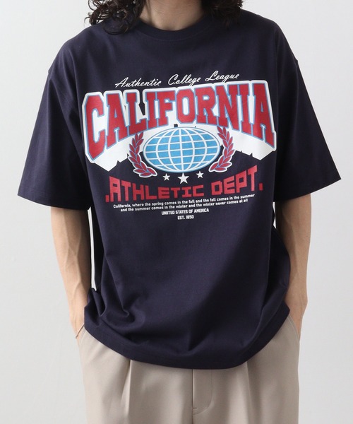 RGY(アールジーワイ)の「RGY CALIFORNIA ビッグシルエットTシャツ(Tシャツ/カットソー・メンズ・ブラック/ホワイト/ネイビー・L/M)」の9枚目の写真