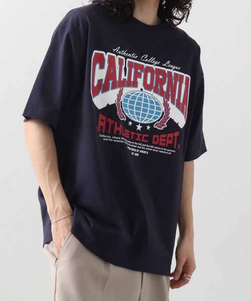 RGY(アールジーワイ)の「RGY CALIFORNIA ビッグシルエットTシャツ(Tシャツ/カットソー・メンズ・ブラック/ホワイト/ネイビー・L/M)」の12枚目の写真