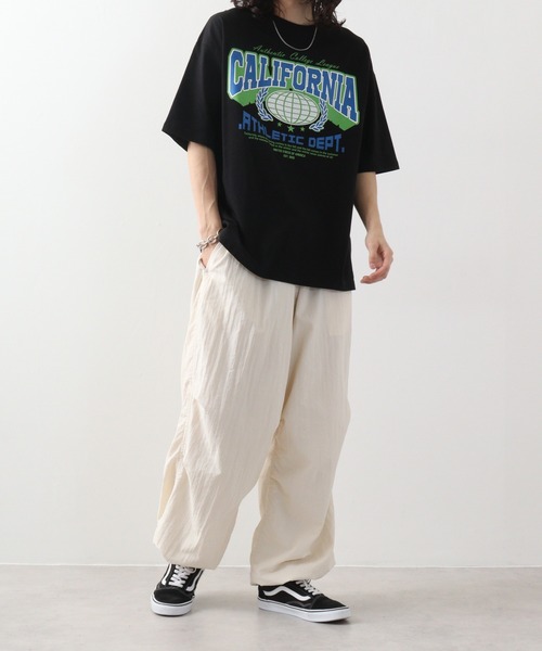 RGY(アールジーワイ)の「RGY CALIFORNIA ビッグシルエットTシャツ(Tシャツ/カットソー・メンズ・ブラック/ホワイト/ネイビー・L/M)」の8枚目の写真