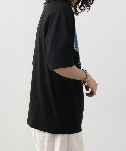 RGY(アールジーワイ)の「RGY CALIFORNIA ビッグシルエットTシャツ(Tシャツ/カットソー・メンズ・ブラック/ホワイト/ネイビー・L/M)」の7枚目の写真