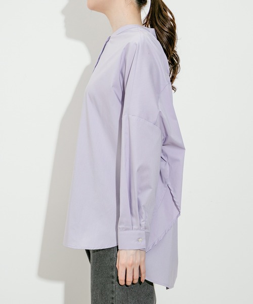 Jayro（ジャイロ）の「TCスパンバックキャザーブラウス（シャツ/ブラウス・レディース・ホワイト系その他2/オフホワイト/ブルー/ラベンダー/ホワイト系その他・FREE）」の13枚目の写真