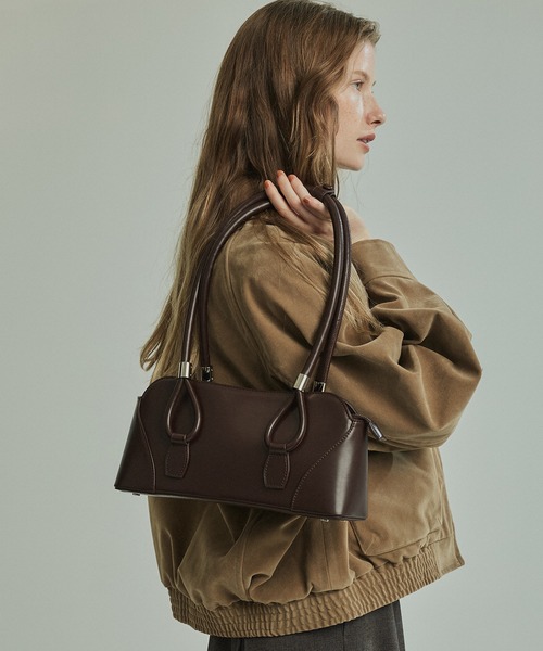 未使用 PUBLIC TOKYO ナローハンドルワイドバッグ ワイン ナローハンドルワイドバッグ（ハンドバッグ）｜PUBLIC TOKYO