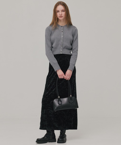 PUBLIC TOKYO（パブリックトウキョウ）の「ナローハンドルワイドバッグ（ハンドバッグ・レディース・ブラック/アイボリー/ワイン/キャメル/ベージュ・FREE）」の9枚目の写真