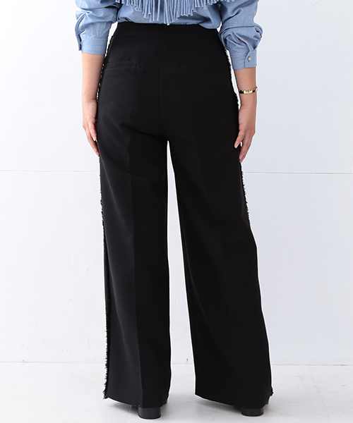PANTS...（パンツ）の「Ray BEAMS / サイドフリンジパンツ（その他パンツ・レディース・ブラック/カーキ・1/0）」の21枚目の写真