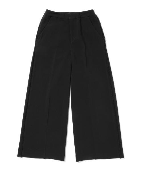 PANTS...（パンツ）の「Ray BEAMS / サイドフリンジパンツ（その他パンツ・レディース・ブラック/カーキ・1/0）」の4枚目の写真