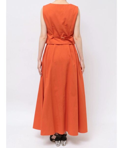 LAGUNAMOON（ラグナムーン）の「ベストコンビワンピース（ワンピース・レディース・チャコールグレー/オレンジ・SMALL/MEDIUM）」の7枚目の写真