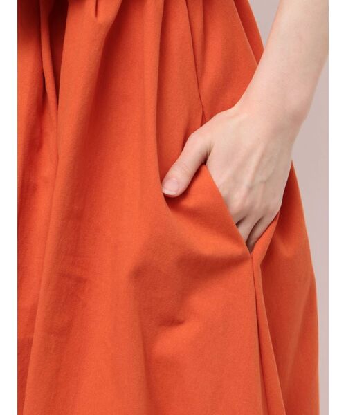 LAGUNAMOON（ラグナムーン）の「ベストコンビワンピース（ワンピース・レディース・チャコールグレー/オレンジ・SMALL/MEDIUM）」の10枚目の写真