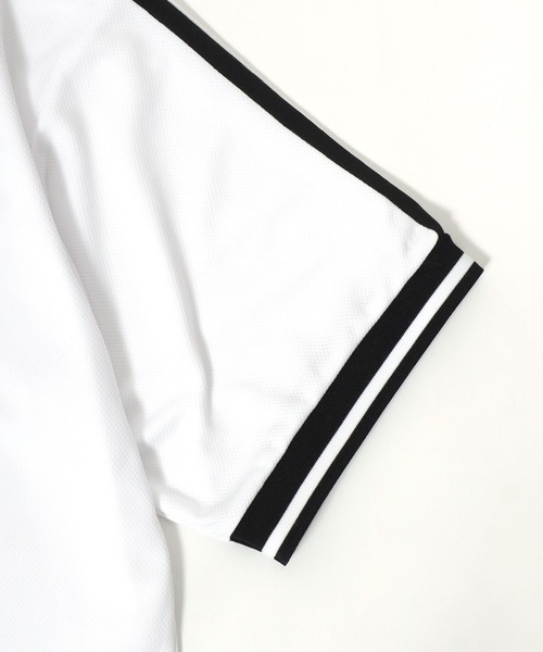 Salong hameu（サロン ハミュー）の「サッカーユニフォームデザイン 襟付きTシャツ/フットボールT/ゲームシャツ ユニセックス（Tシャツ/カットソー・メンズ・オフホワイト/ブラック/ネイビー/レッド/グレー系カモフラージュ/レッド系その他2/ネイビー系2/ブラック系その他/ブルー系その他/レッド系その他/グリーン系カモフラージュ/ホワイト系その他・L/M）」の20枚目の写真