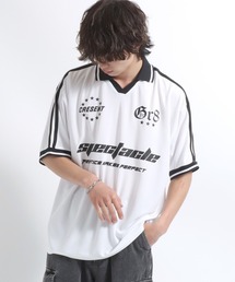 Salong hameu（サロン ハミュー）の「2026夏新色追加 ゲームシャツ/サッカーユニフォームデザイン/襟付きTシャツ/フットボールT/ユニセックス（Tシャツ/カットソー）」