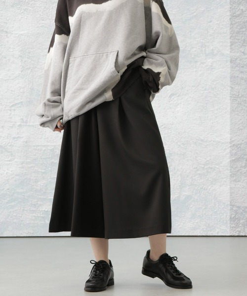 Apo(s)ture(アポスチャー)の「KATY-002/ツイルインバータックミディキュロットパンツ(その他パンツ・レディース・ベージュ/パープル/ブラック/グレー・L/M/XL/XS/S)」の5枚目の写真