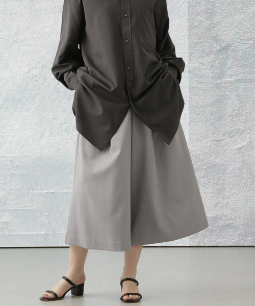 Apo(s)ture(アポスチャー)の「KATY-002/ツイルインバータックミディキュロットパンツ(その他パンツ・レディース・ベージュ/パープル/ブラック/グレー・L/M/XL/XS/S)」の10枚目の写真