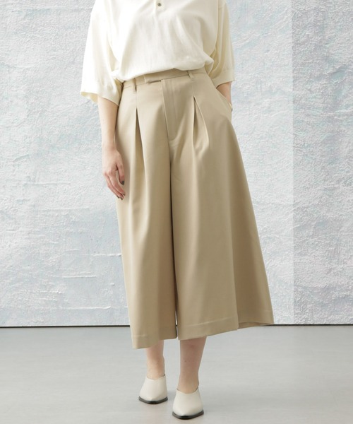 Apo(s)ture(アポスチャー)の「KATY-002/ツイルインバータックミディキュロットパンツ(その他パンツ・レディース・ベージュ/パープル/ブラック/グレー・L/M/XL/XS/S)」の16枚目の写真