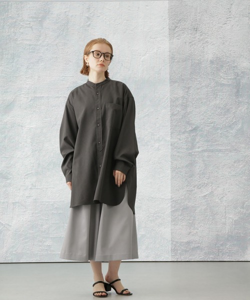 Apo(s)ture(アポスチャー)の「KATY-002/ツイルインバータックミディキュロットパンツ(その他パンツ・レディース・ベージュ/パープル/ブラック/グレー・L/M/XL/XS/S)」の11枚目の写真