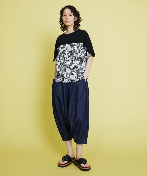 FRAPBOIS(フラボア)の「バトフラT(Tシャツ/カットソー・レディース・ブルー/ブラック・1)」の17枚目の写真