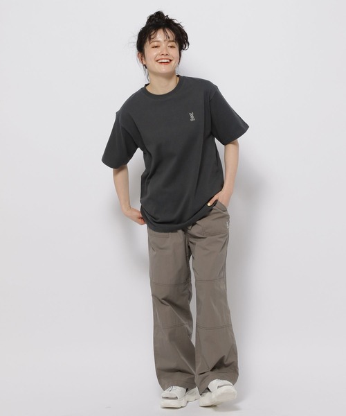 niko and...（ニコアンド）の「【DOD(ディーオーディー)】ニコイラスティーノTシャツ（Tシャツ/カットソー・レディース・ピンク/グリーン/チャコール/オフホワイト・MEDIUM/LARGE）」の7枚目の写真