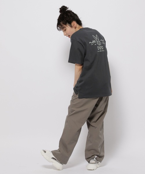 niko and...（ニコアンド）の「【DOD(ディーオーディー)】ニコイラスティーノTシャツ（Tシャツ/カットソー・レディース・ピンク/グリーン/チャコール/オフホワイト・MEDIUM/LARGE）」の8枚目の写真