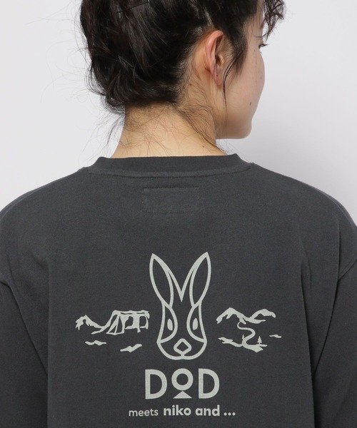 niko and...（ニコアンド）の「【DOD(ディーオーディー)】ニコイラスティーノTシャツ（Tシャツ/カットソー・レディース・ピンク/グリーン/チャコール/オフホワイト・MEDIUM/LARGE）」の19枚目の写真