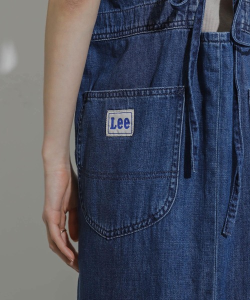 SENSE OF PLACE by URBAN RESEARCH（センスオブプレイスバイアーバンリサーチ）の「『別注』Lee×SENSE OF PLACE　デニムキャミワンピース（ワンピース・レディース・ライトインディゴブルー/ワンウォッシュ・S/ONE）」の22枚目の写真