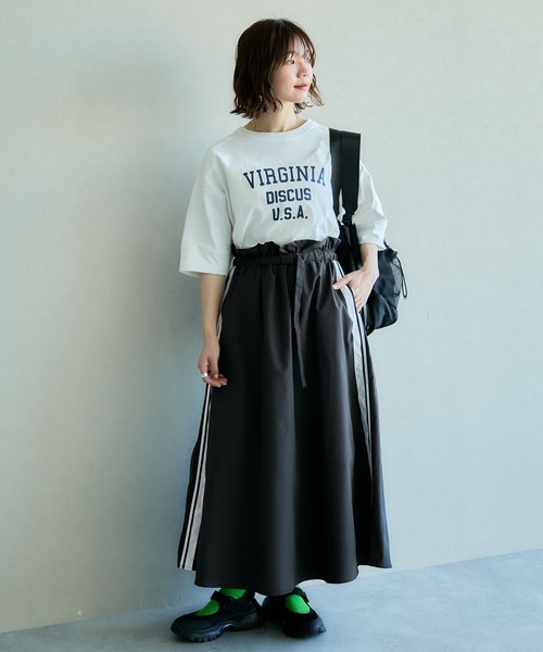 バーバリーブルーレーベル　トレンチスカート　ベルト　ギャザー バーバリーブルーレーベル トレンチスカート ベルト ギャザー