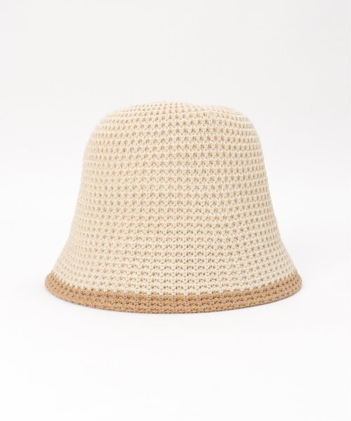 VENCEEXCHANGE（ヴァンスエクスチェンジ）の「トリミングニットサーモハット（ハット・レディース・ブラウン/マスタード/ベージュ/グレー/ブラック・FREE）」の20枚目の写真