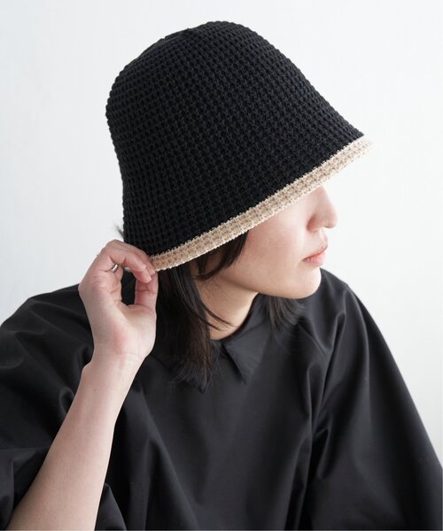 VENCEEXCHANGE（ヴァンスエクスチェンジ）の「トリミングニットサーモハット（ハット・レディース・ブラウン/マスタード/ベージュ/グレー/ブラック・FREE）」の16枚目の写真