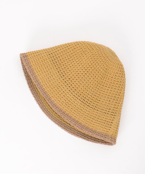 VENCEEXCHANGE（ヴァンスエクスチェンジ）の「トリミングニットサーモハット（ハット・レディース・ブラウン/マスタード/ベージュ/グレー/ブラック・FREE）」の12枚目の写真