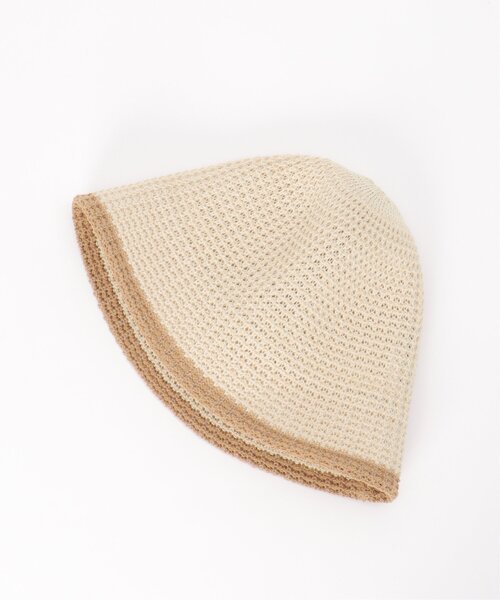 VENCEEXCHANGE（ヴァンスエクスチェンジ）の「トリミングニットサーモハット（ハット・レディース・ブラウン/マスタード/ベージュ/グレー/ブラック・FREE）」の11枚目の写真