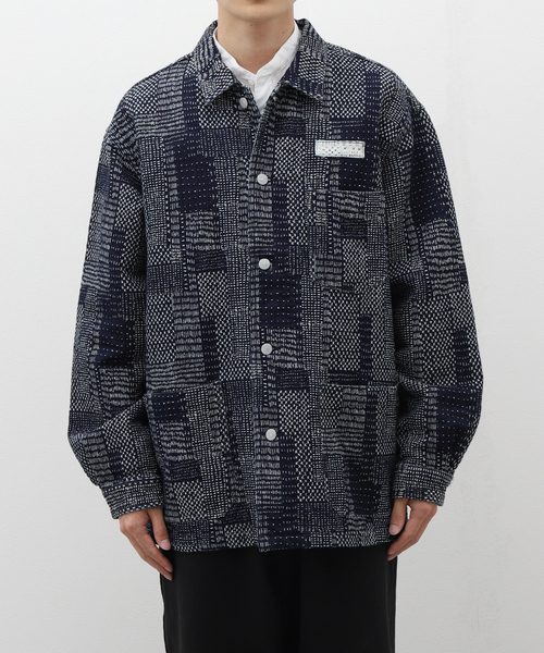 EDIFICE（エディフィス）の「TATAMAS(タタマス) Sashiko Coverall（カバーオール・メンズ・ブルー系その他/ネイビー・LARGE/MEDIUM）」の2枚目の写真