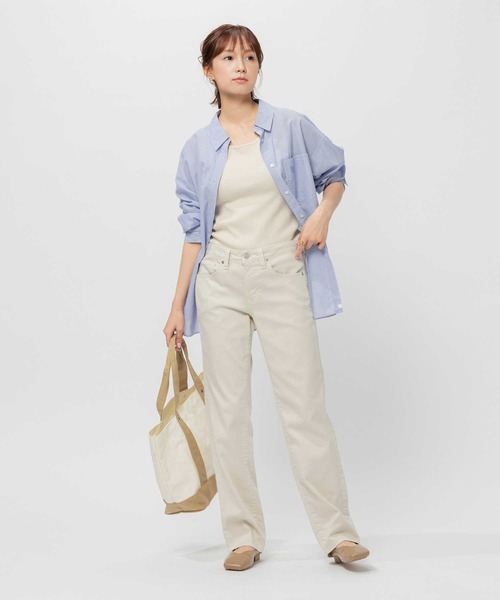 SOMETHING(サムシング)の「【SOMETHING】SUMMERSTRAIGHT(その他パンツ・レディース・ベージュ・29inch/27inch/28inch/30inch/26inch)」の2枚目の写真