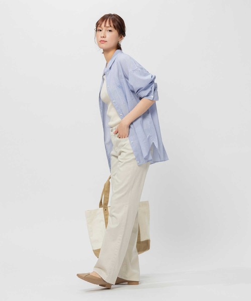 SOMETHING(サムシング)の「【SOMETHING】SUMMERSTRAIGHT(その他パンツ・レディース・ベージュ・29inch/27inch/28inch/30inch/26inch)」の4枚目の写真