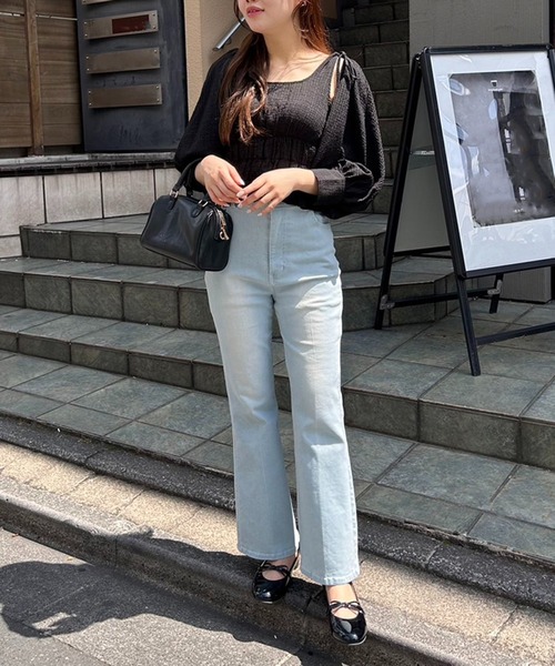 one after another NICE CLAUP（ワンアフターアナザーナイスクラップ）の「リボンストラップ付きパンプス（パンプス・レディース・ブラック/ベージュ・LL/L/M/S）」の18枚目の写真