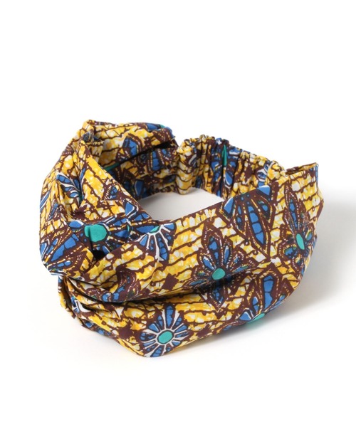 BAYFLOW（ベイフロー）の「[ヘアアレンジに最適!]【Asante sana】ヘアターバン（ヘアバンド・レディース・イエロー/ホワイト/ネイビー・0）」の5枚目の写真