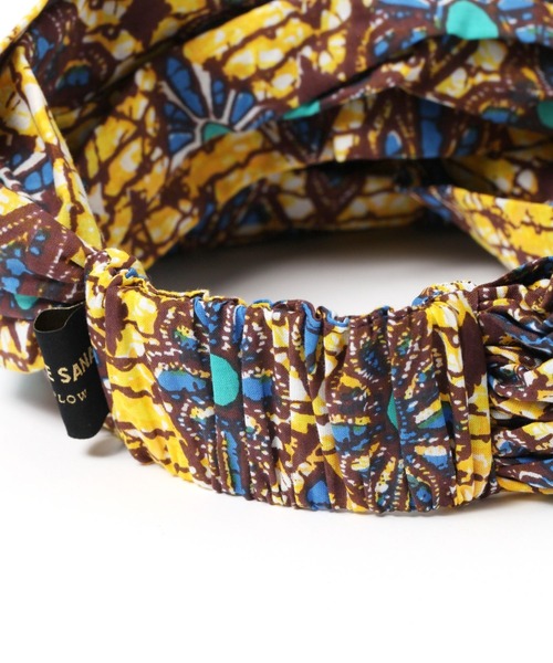 BAYFLOW（ベイフロー）の「[ヘアアレンジに最適!]【Asante sana】ヘアターバン（ヘアバンド・レディース・イエロー/ホワイト/ネイビー・0）」の10枚目の写真
