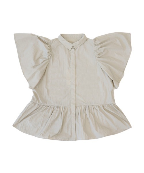 DONOBAN(ドノバン)の「撥水ペプラムブラウス(シャツ/ブラウス・レディース・ライトピンク/ブラック/ホワイト/ライトグレー・F)」の18枚目の写真