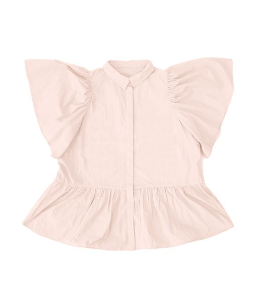 DONOBAN(ドノバン)の「撥水ペプラムブラウス(シャツ/ブラウス・レディース・ライトピンク/ブラック/ホワイト/ライトグレー・F)」の19枚目の写真