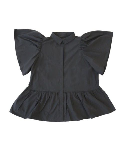 DONOBAN(ドノバン)の「撥水ペプラムブラウス(シャツ/ブラウス・レディース・ライトピンク/ブラック/ホワイト/ライトグレー・F)」の20枚目の写真