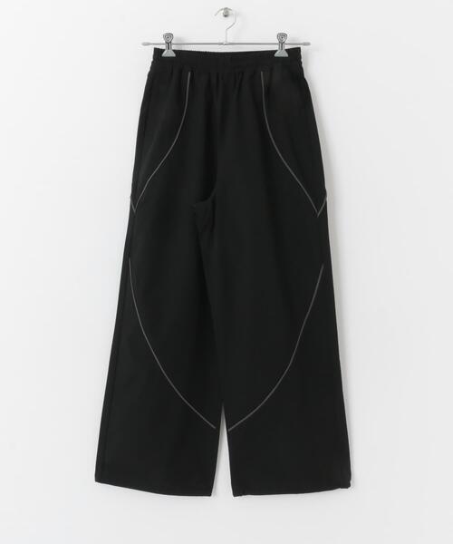 SENSE OF PLACE by URBAN RESEARCH（センスオブプレイスバイアーバンリサーチ）の「『ユニセックス』『セットアップ対応』 ブロックドトラックワイドパンツ（その他パンツ・メンズ・その他1/その他2/その他3・MEDIUM/LARGE）」の5枚目の写真