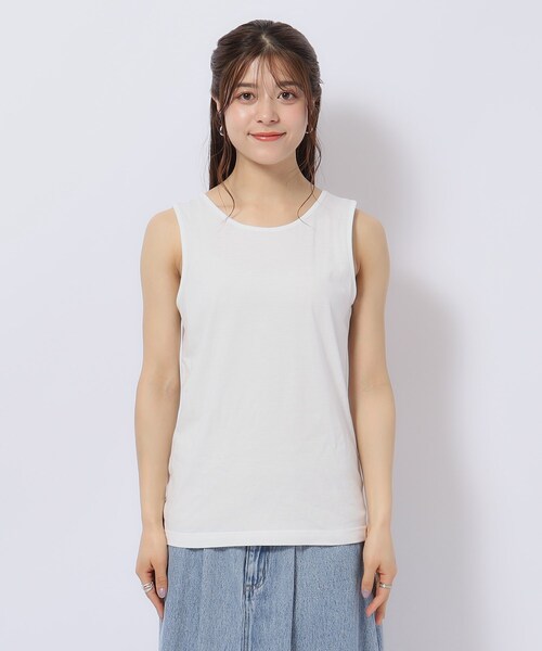 Cutie Blonde(キューティーブロンド)の「◆【2点セット】シアーボーダートップス×タンクトップ(その他トップス・レディース・ホワイト系その他3/ベージュ系その他5/チャコール・04/03/02)」の6枚目の写真