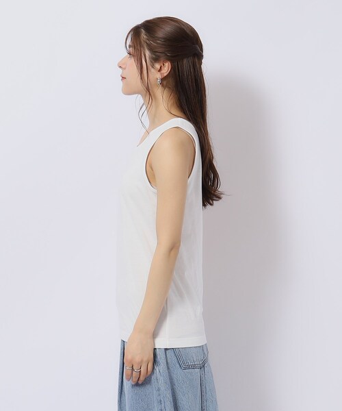 Cutie Blonde(キューティーブロンド)の「◆【2点セット】シアーボーダートップス×タンクトップ(その他トップス・レディース・ホワイト系その他3/ベージュ系その他5/チャコール・04/03/02)」の7枚目の写真