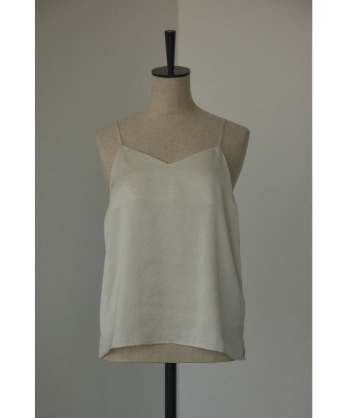 BLACK BY MOUSSY(ブラックバイマウジー)の「satin camisole(サテンキャミソール)(キャミソール・レディース・オフホワイト/ブルー/ブラック・FREE)」の10枚目の写真