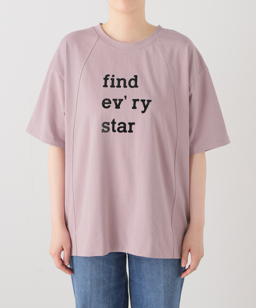 La TOTALITE（ラトータリテ）の「【Munich/ミューニック】cotton jersey（Tシャツ/カットソー・レディース・ホワイト/チャコールグレー/キャメル/ラベンダー・FREE）」の3枚目の写真