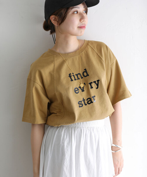 La TOTALITE（ラトータリテ）の「【Munich/ミューニック】cotton jersey（Tシャツ/カットソー・レディース・ホワイト/チャコールグレー/キャメル/ラベンダー・FREE）」の4枚目の写真