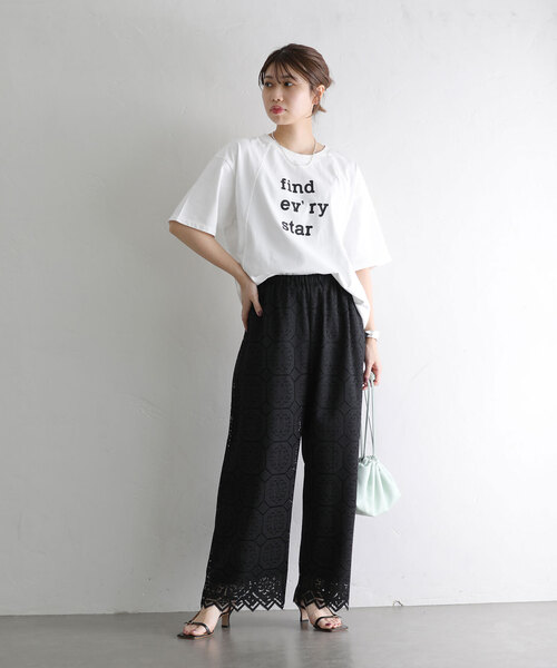 La TOTALITE（ラトータリテ）の「【Munich/ミューニック】cotton jersey（Tシャツ/カットソー・レディース・ホワイト/チャコールグレー/キャメル/ラベンダー・FREE）」の9枚目の写真