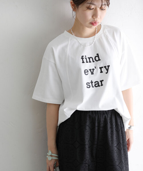 La TOTALITE（ラトータリテ）の「【Munich/ミューニック】cotton jersey（Tシャツ/カットソー・レディース・ホワイト/チャコールグレー/キャメル/ラベンダー・FREE）」の10枚目の写真