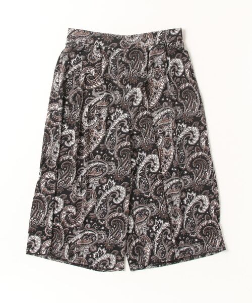 Salong hameu（サロン ハミュー）の「「着用動画あり」ストレッチ ガウチョパンツ/イージーパンツ/スカーチョ/ステテコ/無地・総柄・ライン柄・花柄・アニマル柄（その他パンツ・レディース・レオパード/カーキオリーブ/ブラック系その他3/ネイビー/グレイッシュベージュ/ブラック系その他2/ブラック/ネイビー系1/ブラック系その他5/ゼブラ/ブラック系その他4/ブラック系その他6・L/M）」の3枚目の写真