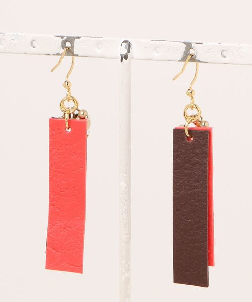 tone(トーン)の「【chez vous】Hole ピアス(MA)(ピアス(両耳用)・レディース・レッド/ブルー/グリーン/ブラック・FREE)」の5枚目の写真