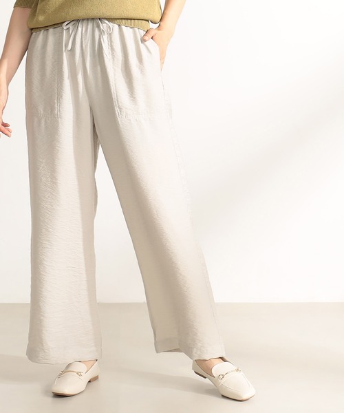 FOUND GOOD（ファウンドグッド）の「ビコウタクイージーパンツ（その他パンツ・レディース・ブルー系5/グリーン系5/アイボリー/ブラック/ブラウン系5・M/S/L）」の3枚目の写真