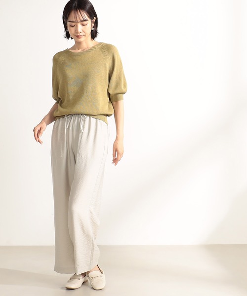 FOUND GOOD（ファウンドグッド）の「ビコウタクイージーパンツ（その他パンツ・レディース・ブルー系5/グリーン系5/アイボリー/ブラック/ブラウン系5・M/S/L）」の14枚目の写真